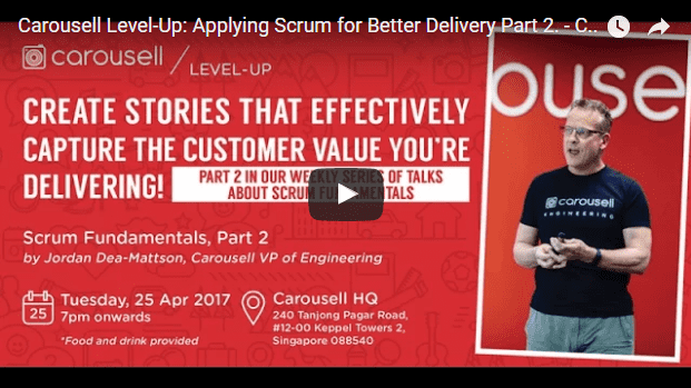 Video Review - Carousell Level-Up: Applying Scrum for Better Delivery cover image